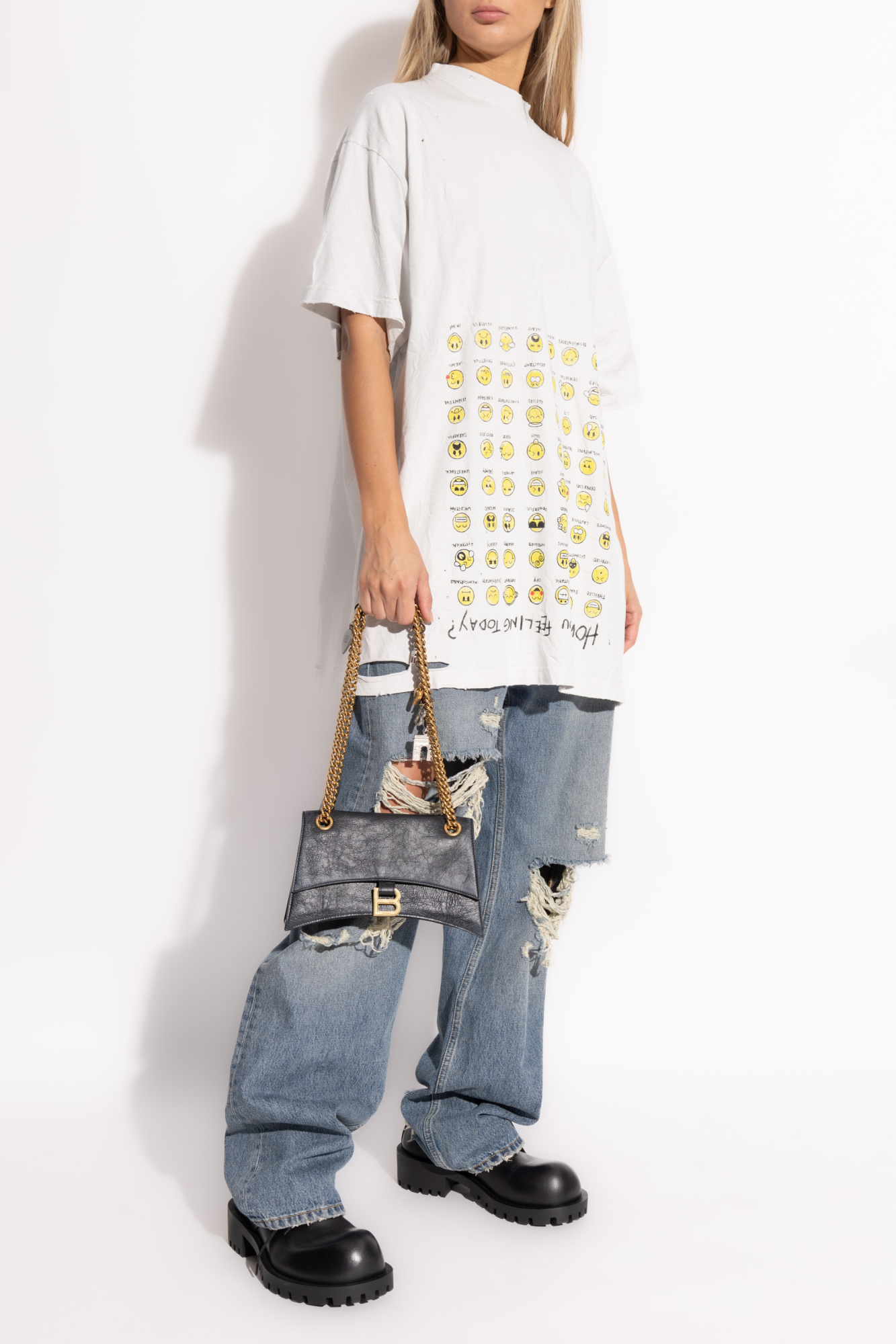 Balenciaga T-shirt with vintage effect | Women's Clothing Balenciaga T-shirt with vintage effect | Women's Clothing
